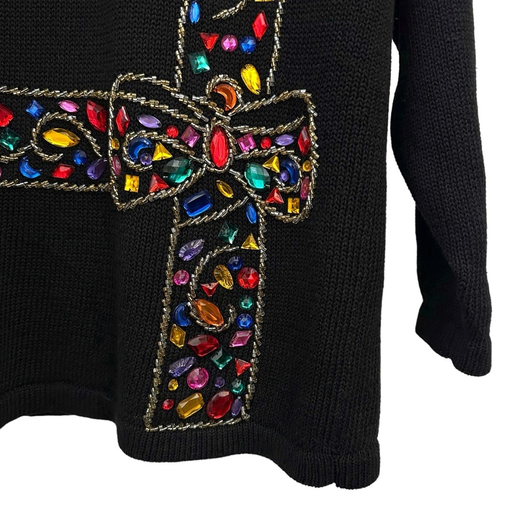 Victoria Harbour Bejeweled Sweater L